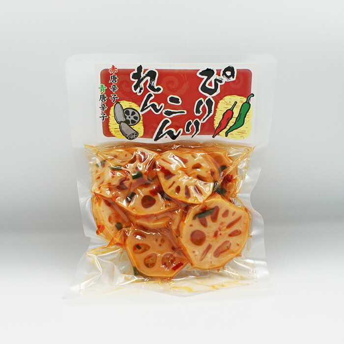 楽天市場】ぴりりれんこん（信州長野のお土産 お惣菜 お惣菜 ピリ辛