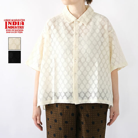 楽天市場】インディアインダストリー INDIA INDUSTRY レース 襟付き