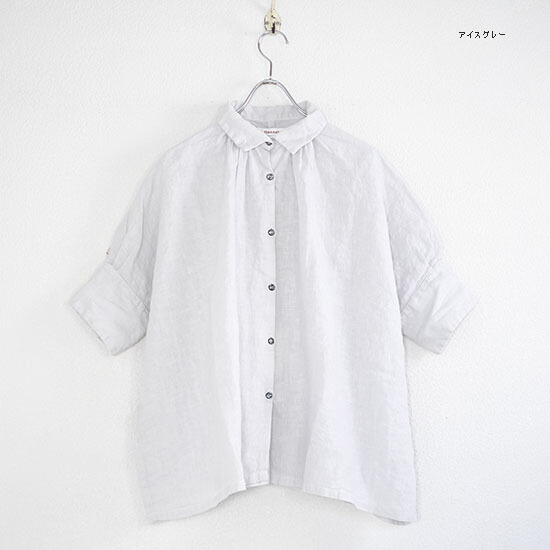 楽天市場】オネット Honnete アイリッシュリネン ハーフスリーブ