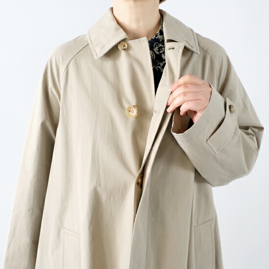 楽天市場】Le glazik ル グラジック コットンツイル フレアコート LG