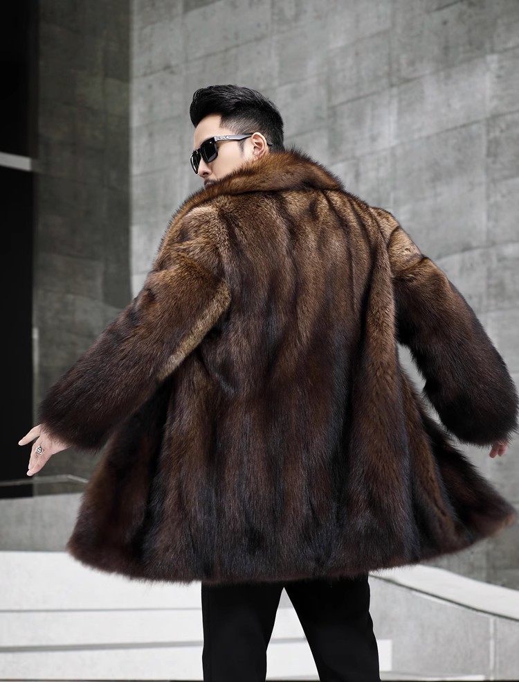 楽天市場】ファーコート メンズ 毛皮コート ミンク メンズファー