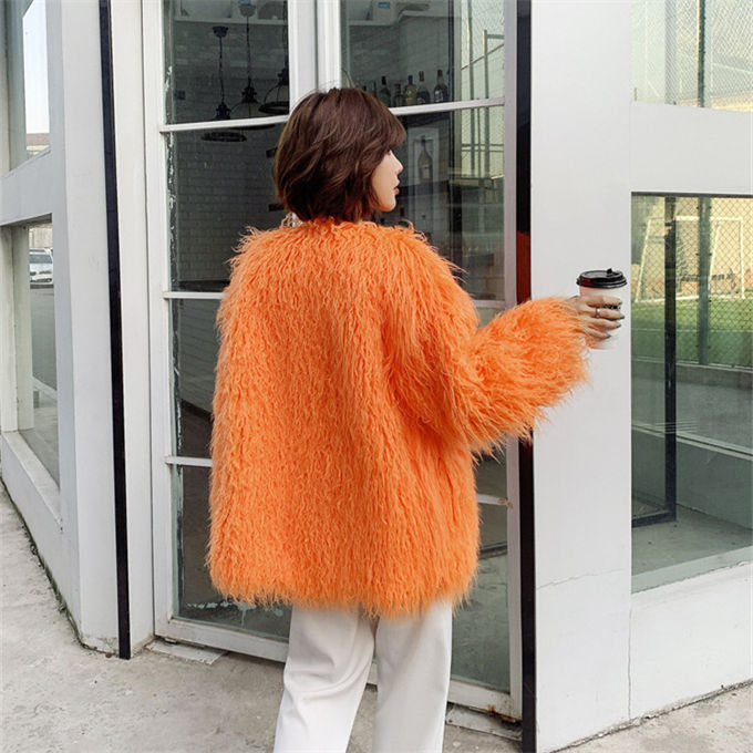 楽天市場】ファーコート レディース フェイクファー アウター 羽織り