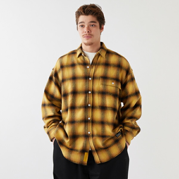 楽天市場】FAT エフエーティー ビックシルエットチェックネルシャツ