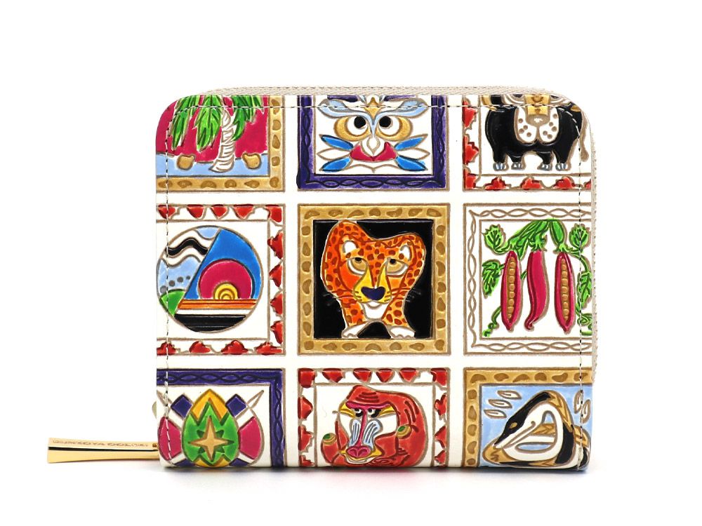 楽天市場】【可愛い皮革伝統工芸 文庫屋「大関」】アフリカ 二つ折り