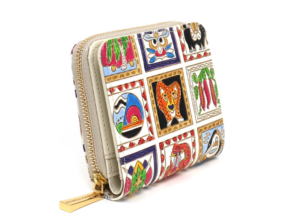 楽天市場】【可愛い皮革伝統工芸 文庫屋「大関」】アフリカ 二つ折り