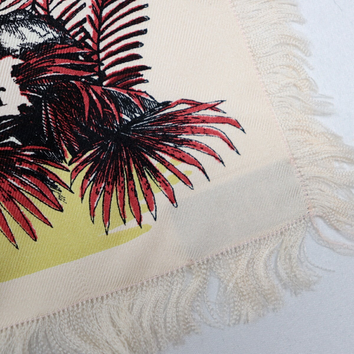 Christian Dior トロピカルスカーフ シルク 約84cm Christian Dior