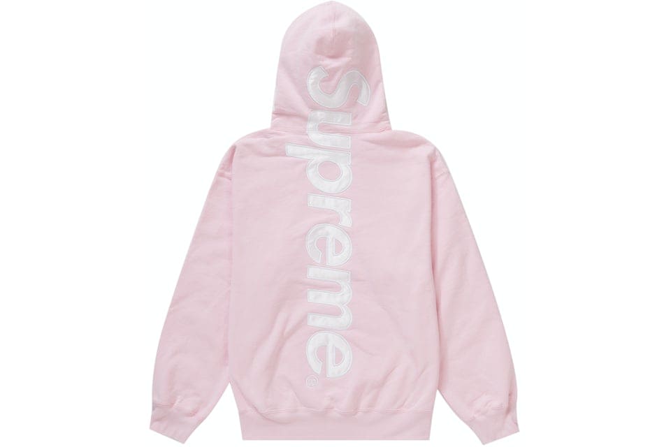 楽天市場】23FW Supreme Satin Applique Hooded Sweatshirt