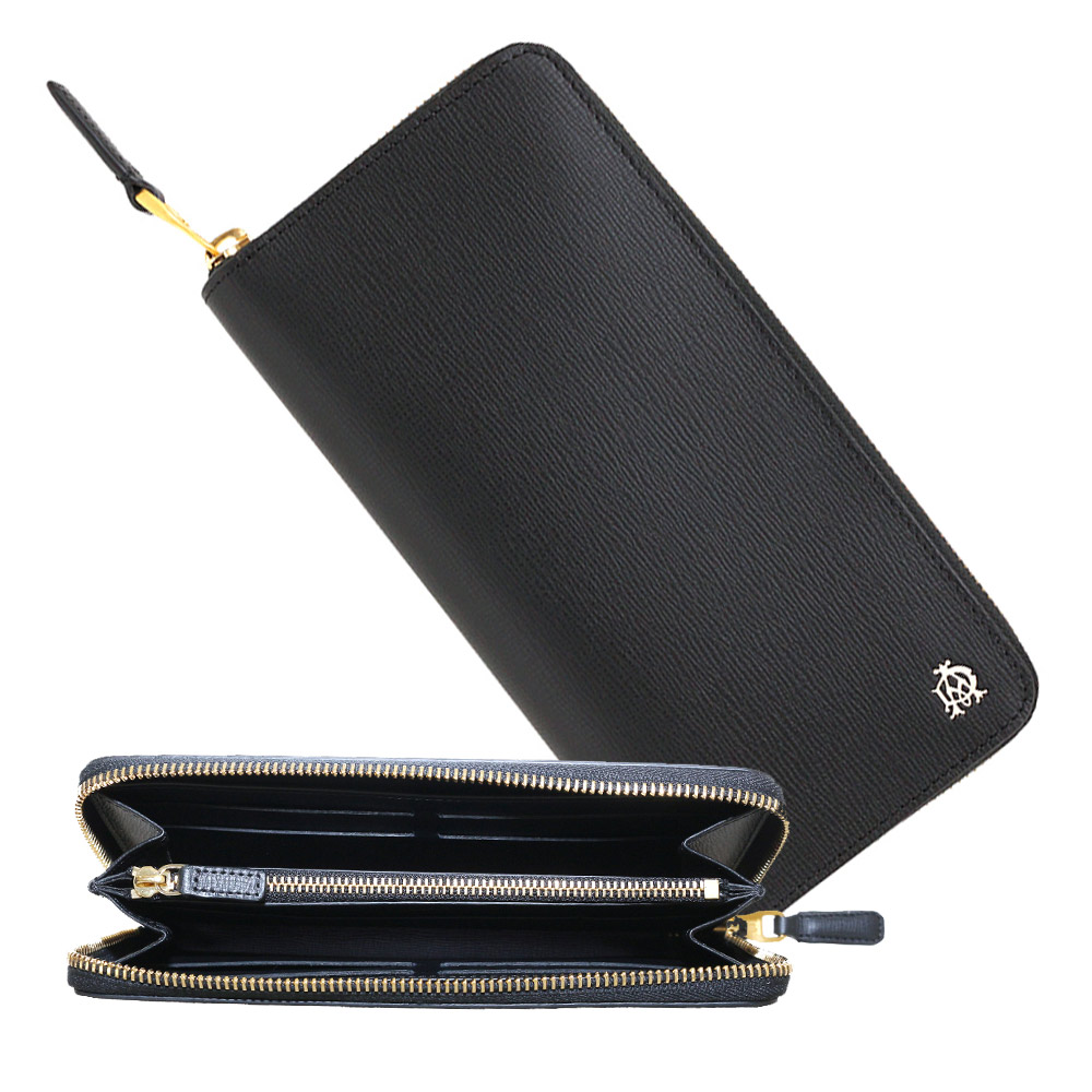楽天市場】ダンヒル dunhill レザー長財布 ラウンドジップ ロング