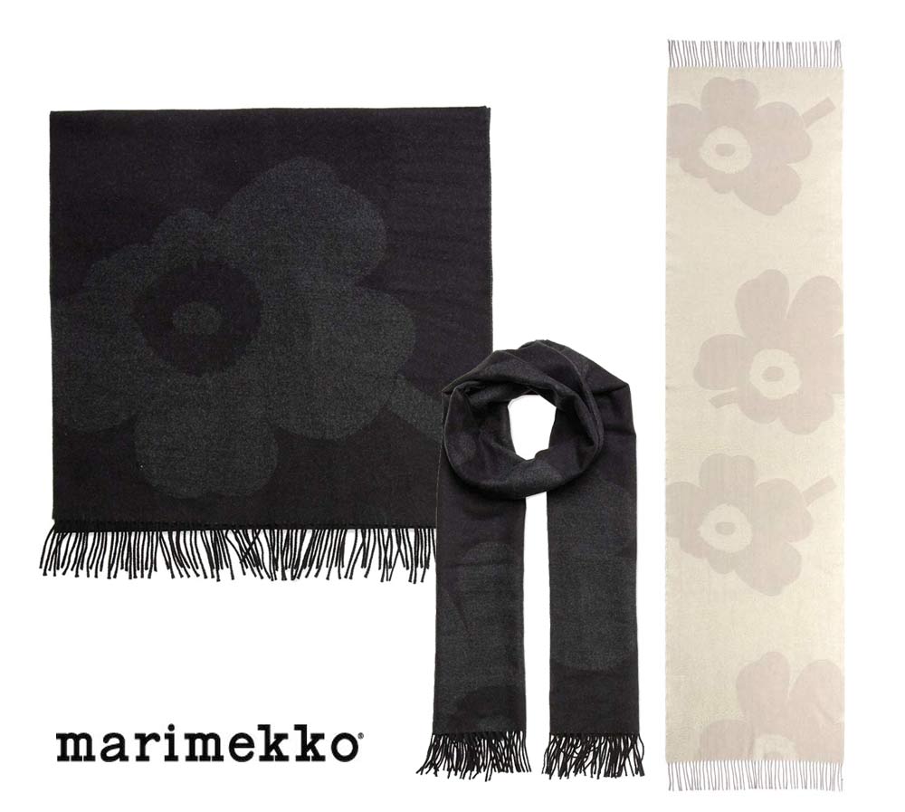 楽天市場】マリメッコ marimekko ウニッコ柄 厚手大判ウールストール