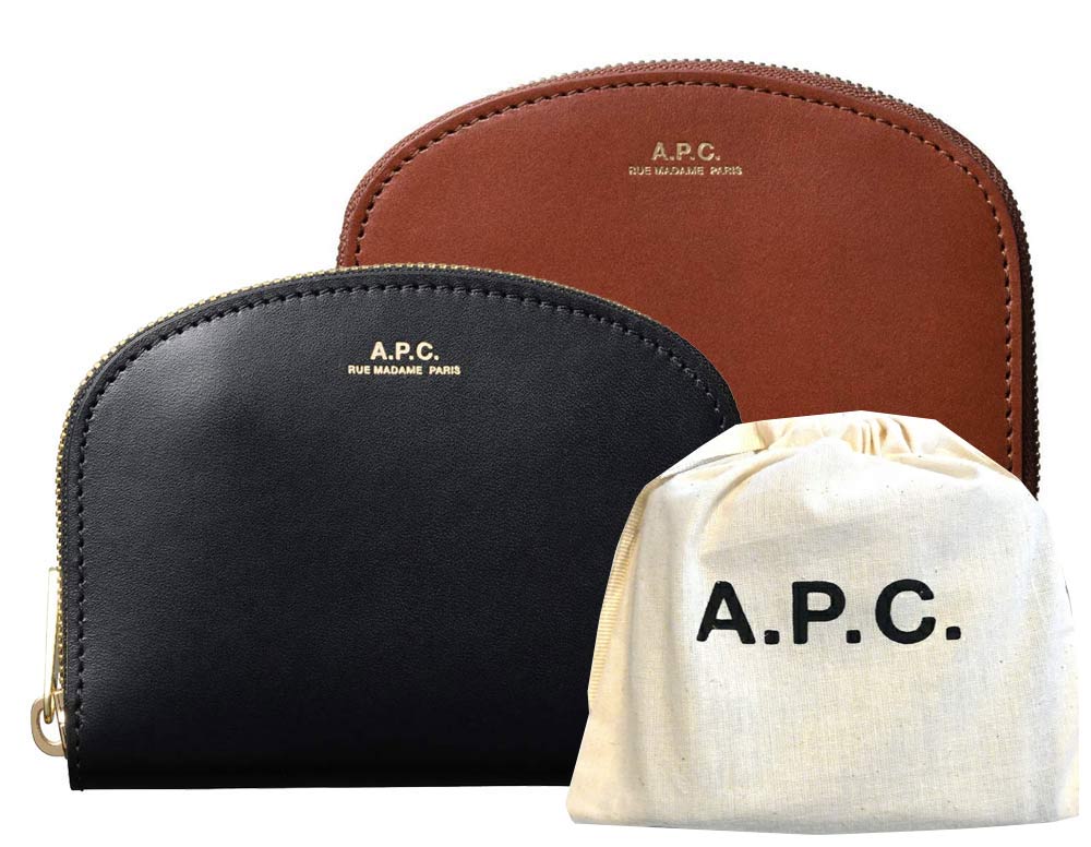 楽天市場】A.P.C. アーペーセー レザーコインケース 二つ折り財布