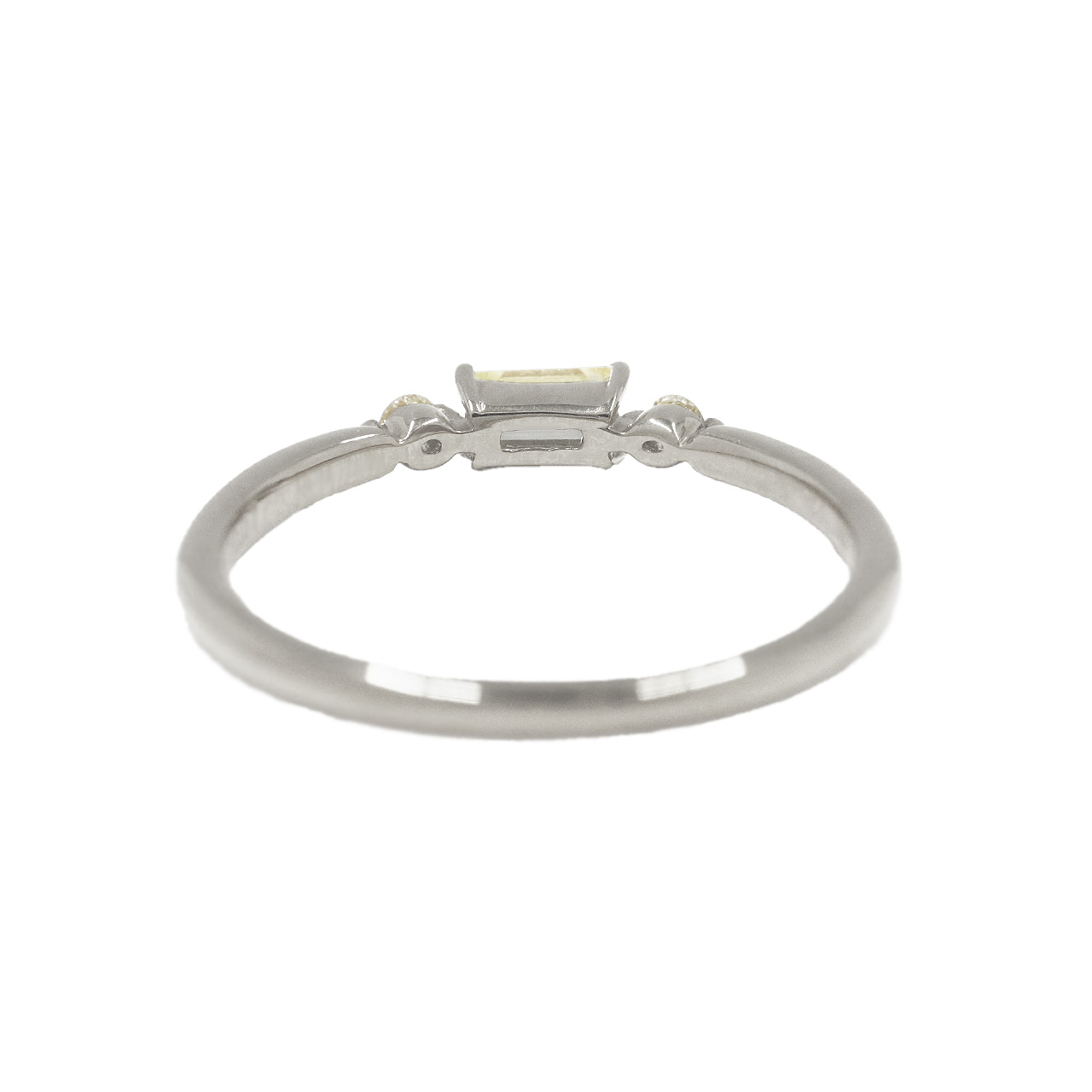 ORECCHO PT900 0.30ctバケットカットダイヤ プラチナリング 楽天市場