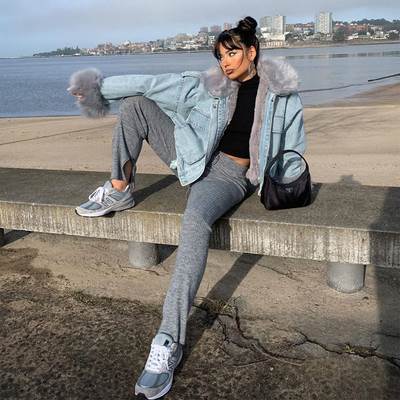 楽天市場】レディース ファー 付き デニム ジャケット 人気 通販 G