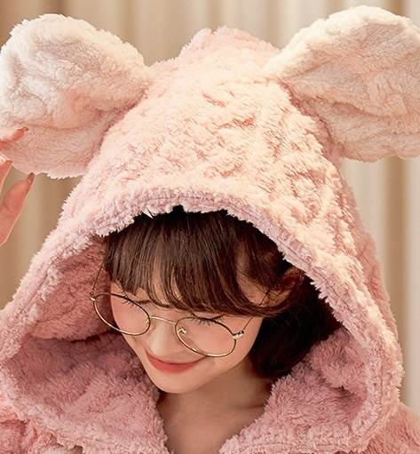 楽天市場】パジャマ くま耳 うさ耳フード 着ぐるみ ルームウェア