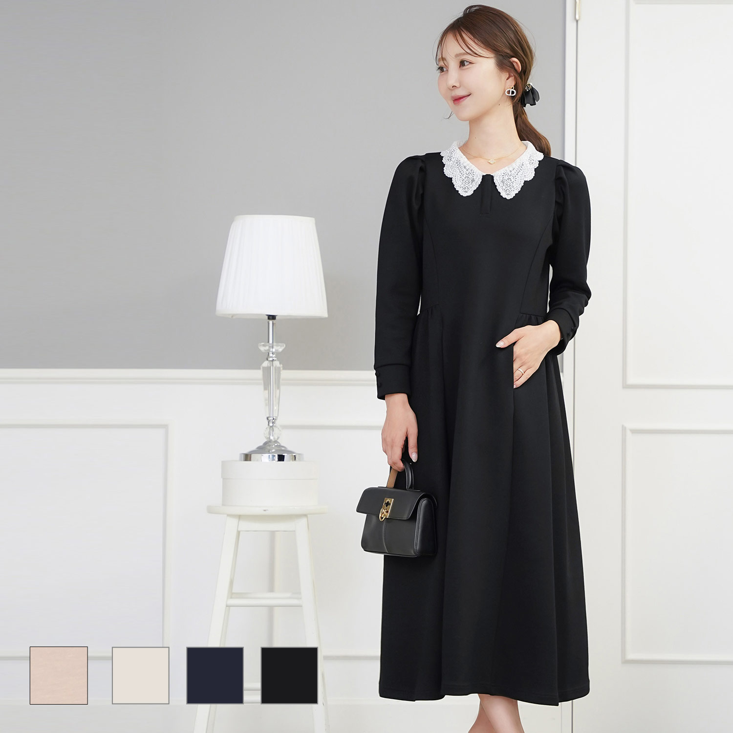 楽天市場】入学式 入園式 ママ ワンピース カットソー 厚手 あったか