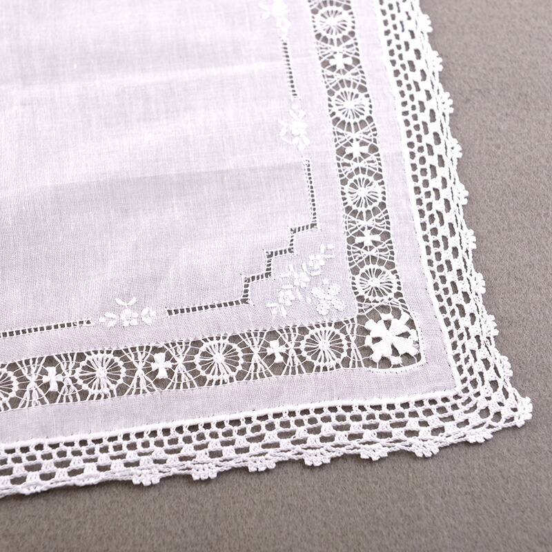 楽天市場】【メール便送料無料】スワトー刺繍スクエアハンカチ 汕頭