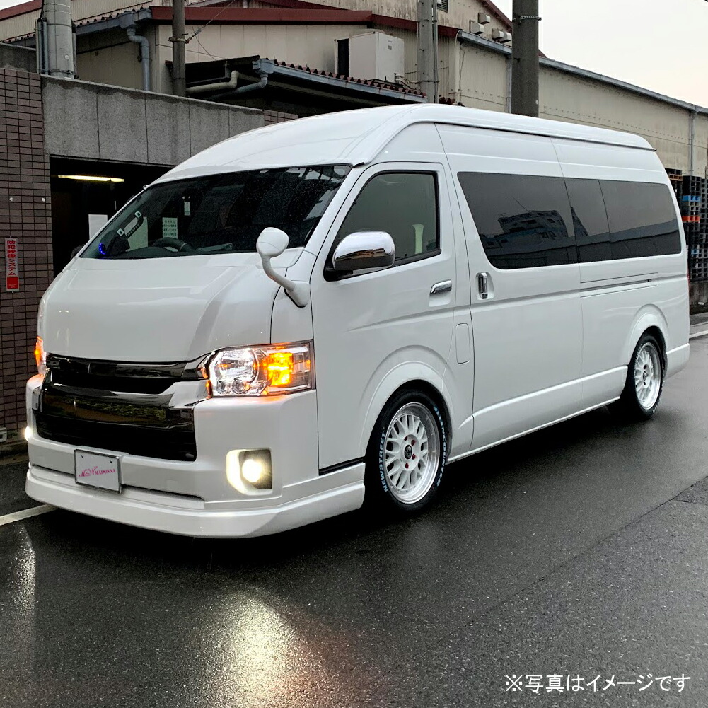 楽天市場】バットフェイス ボンネット ハイエース 200系 1型 2型 3型 4