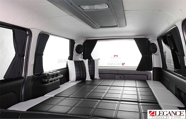 楽天市場】ドレスアップリアカーテンセット 200系 ハイエース 1型 2型