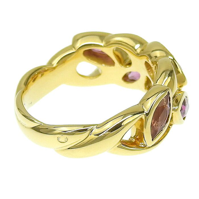 楽天市場】RUGIADA ルジアダ デザイン ピンク トルマリン リング K18YG