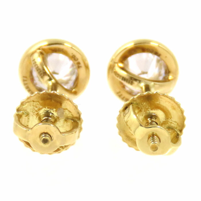 楽天市場】TIFFANY&Co ティファニー バイザヤード ダイヤ ピアス K18YG