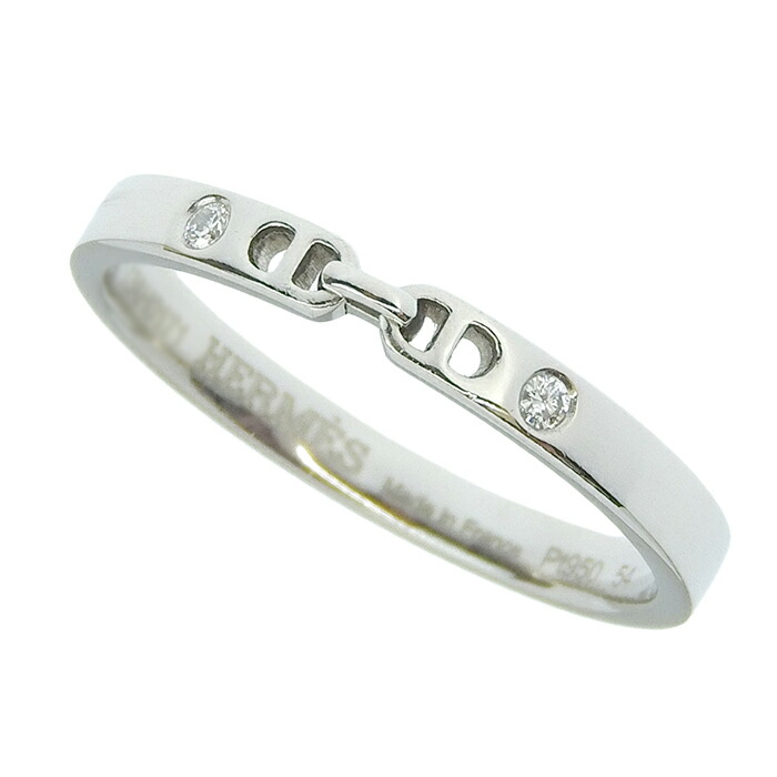 楽天市場】HERMES エルメス エヴァーシェーヌダンクル リング Pt950