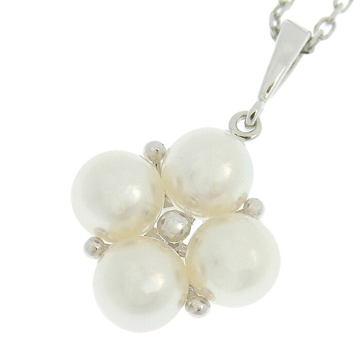 楽天市場】MIKIMOTO ミキモト フラワー モチーフ パール ネックレス
