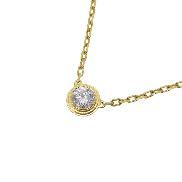 楽天市場】CARTIER カルティエ ダムール ダイヤ ネックレス LM K18YG