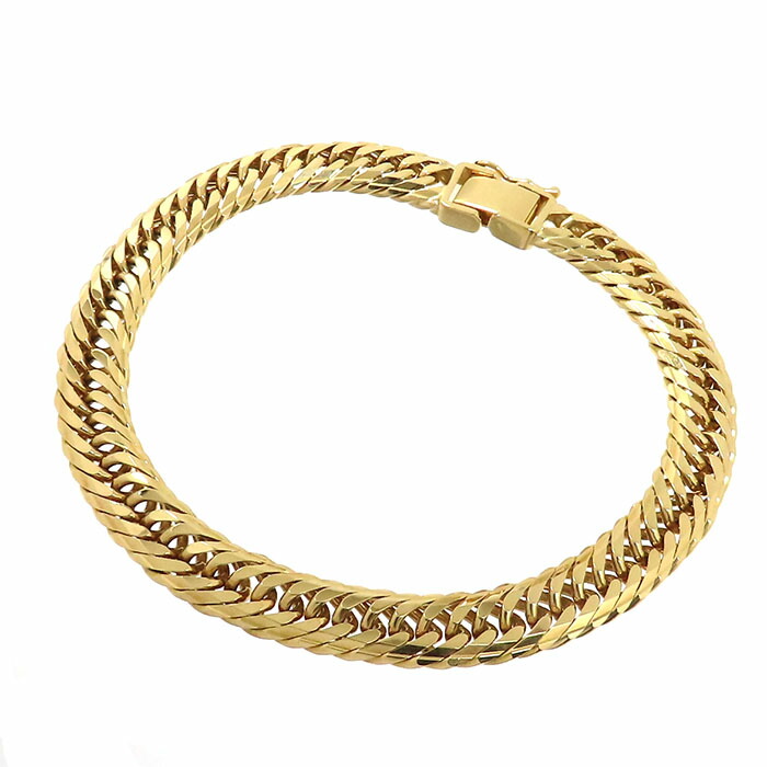 楽天市場】喜平 14面 T トリプル ブレスレット K18YG 30.2g 19.0cm