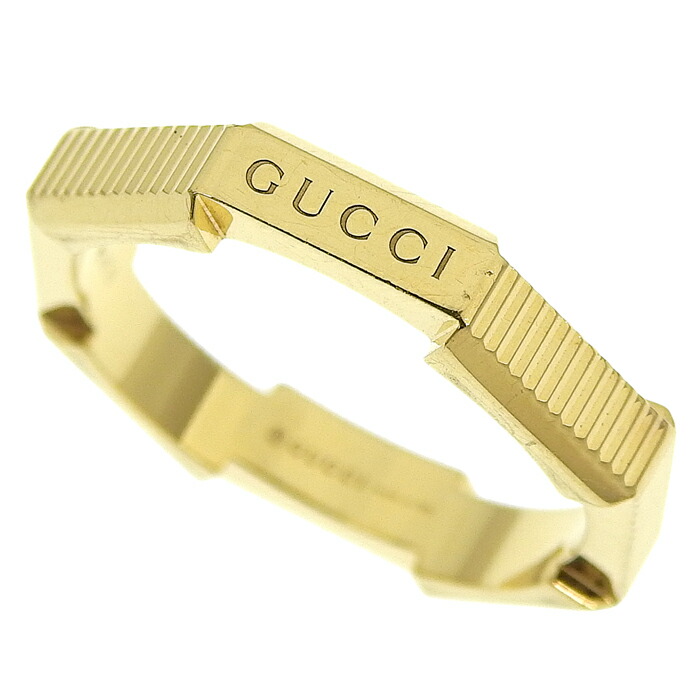 楽天市場】GUCCI グッチ リンクトゥラブ リング K18YG 750 イエロー