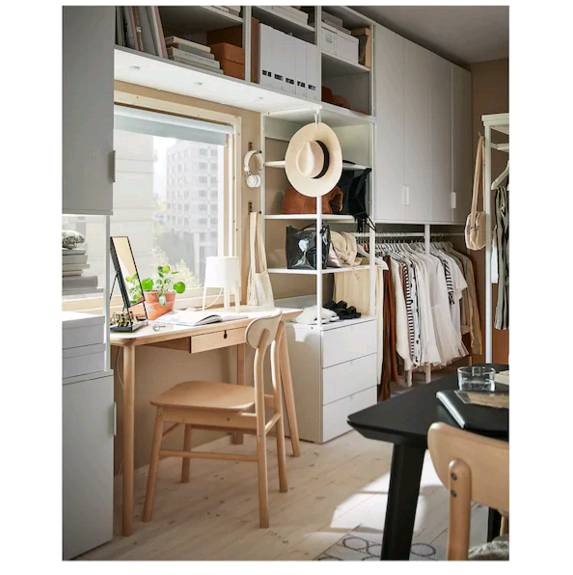 楽天市場】IKEAイケア LISABO リーサボーデスク, アッシュ材突き板