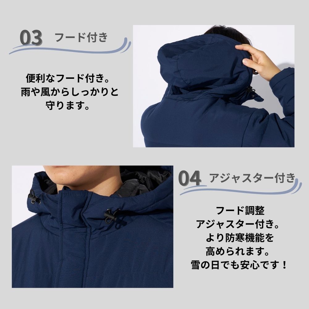 楽天市場】Kappa メンズ ベンチコート ロングコート ブラック ネイビー