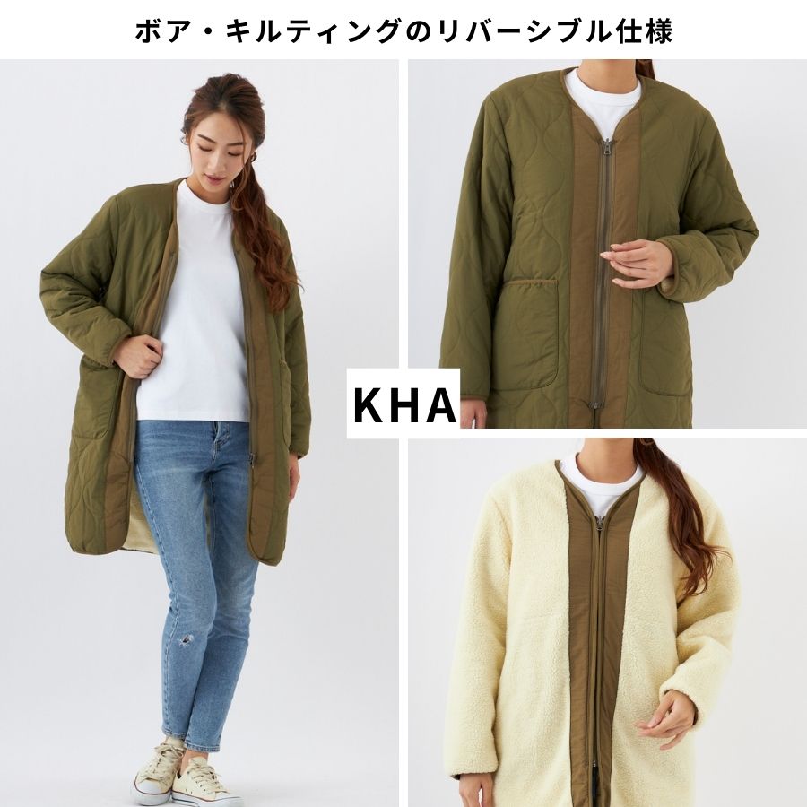 楽天市場】レディース ジャケット リバーシブル キルティング OP