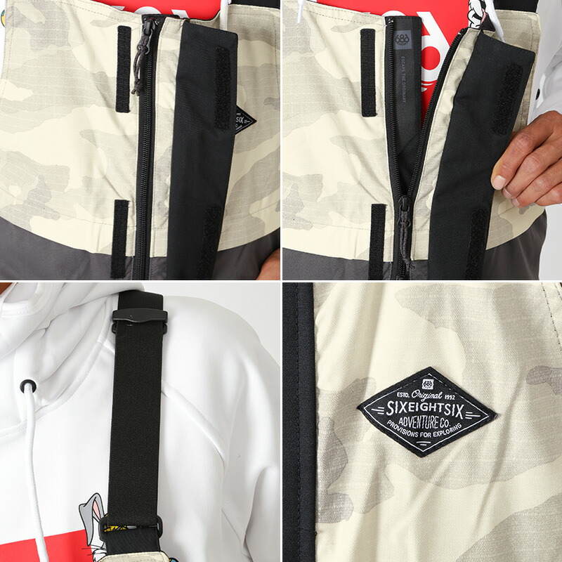 楽天市場】最大2000円OFF券配布 シックスエイトシックス 686 メンズ