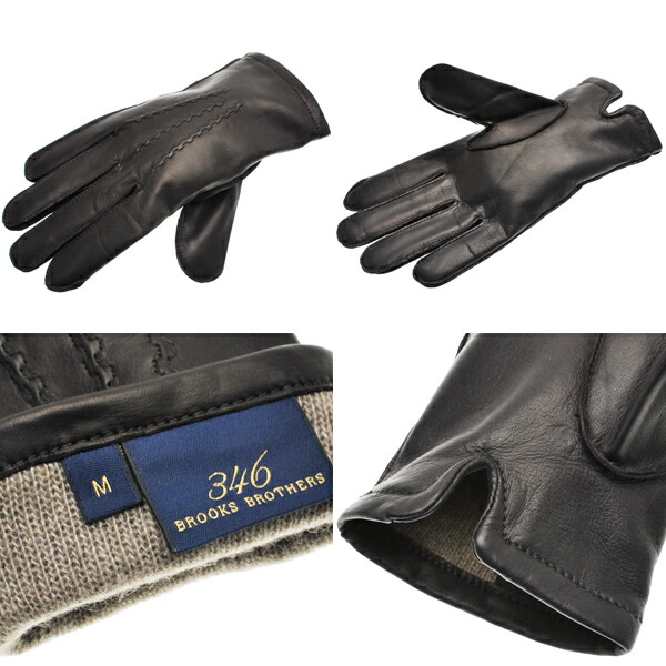 フ*ラ様 Brooks Brothers 346 レザー手袋 L ブラウン フ*ラ様 Brooks