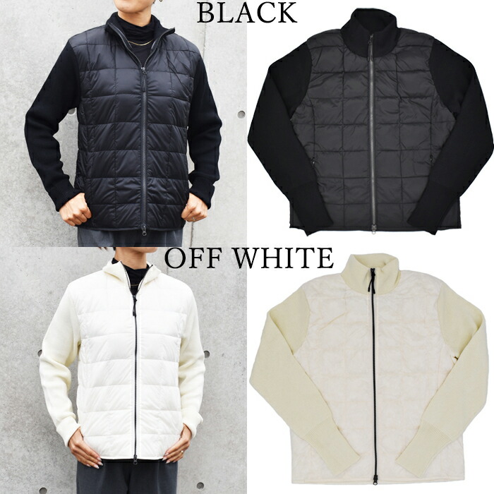 楽天市場】TAION タイオン ハイネックWジップ ニットスリーブダウン