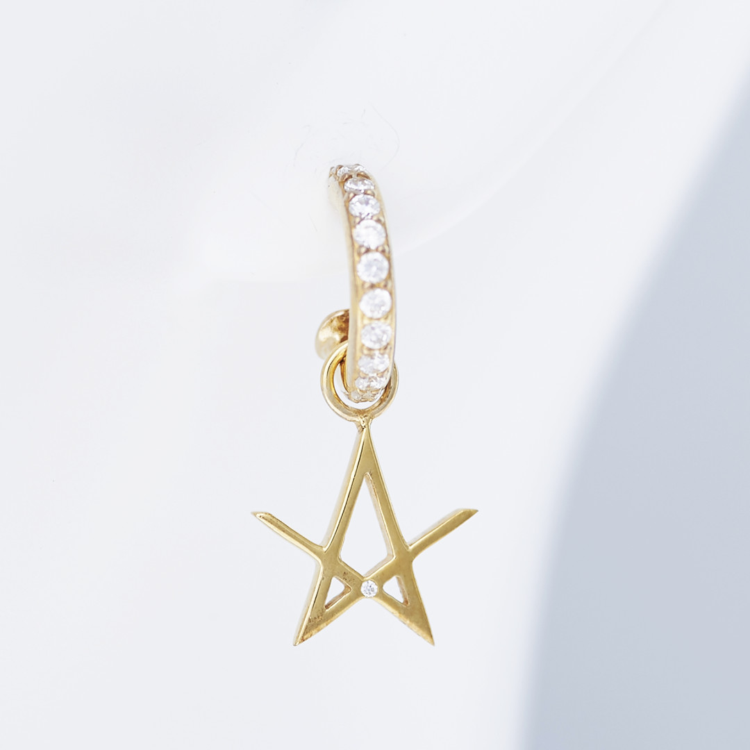 楽天市場】【Crescent Luna(クレセントルナ)】ESTRELLA FUGAZ PIERCE