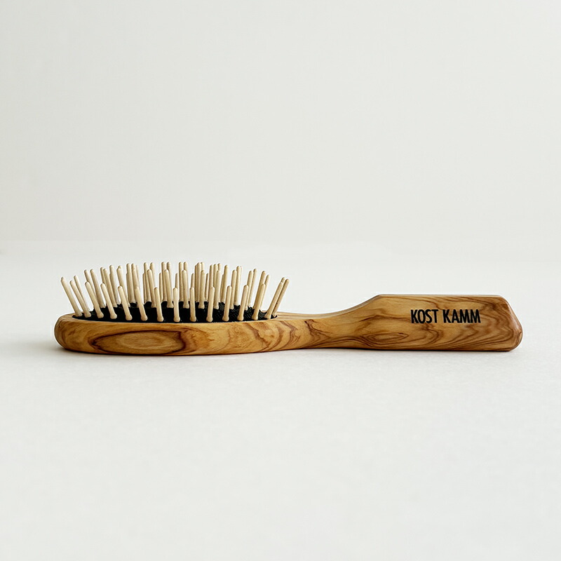 楽天市場】KOST KAMM コストカム ヘアブラシ 17.5cm 4527 オリーブ