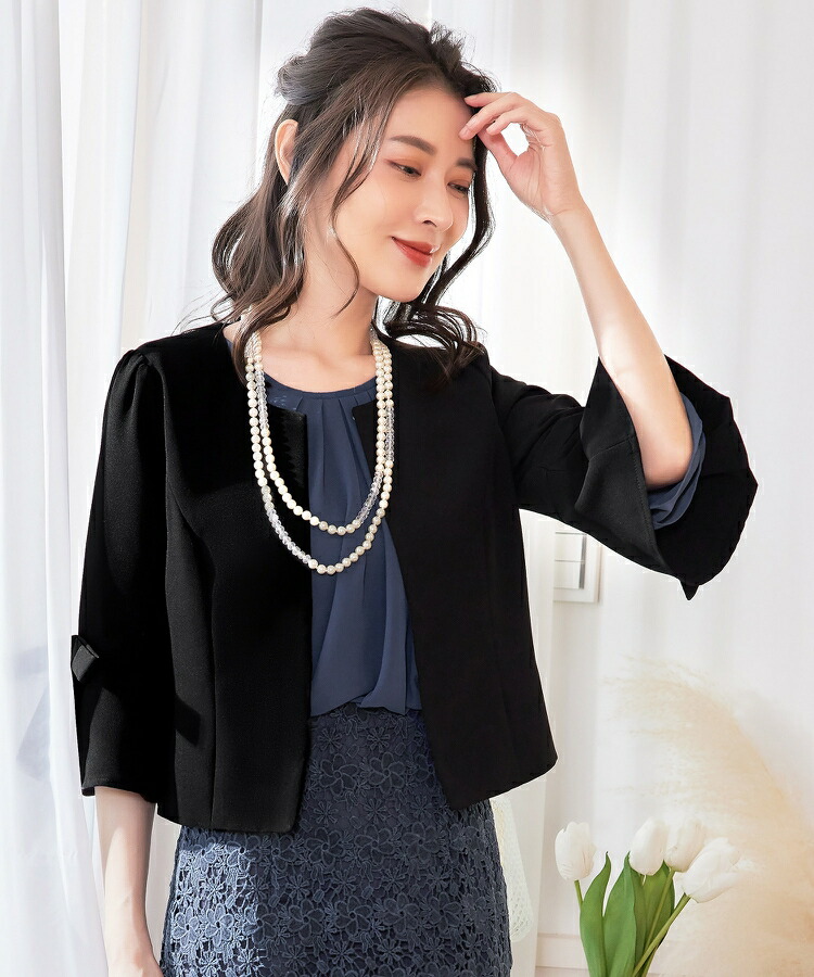 楽天市場】ボレロ パーティーボレロ ジャケット ショートジャケット