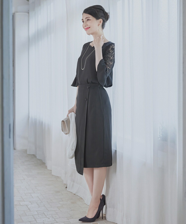 楽天市場】セットアップ パーティードレス ドレス レディース 巻き