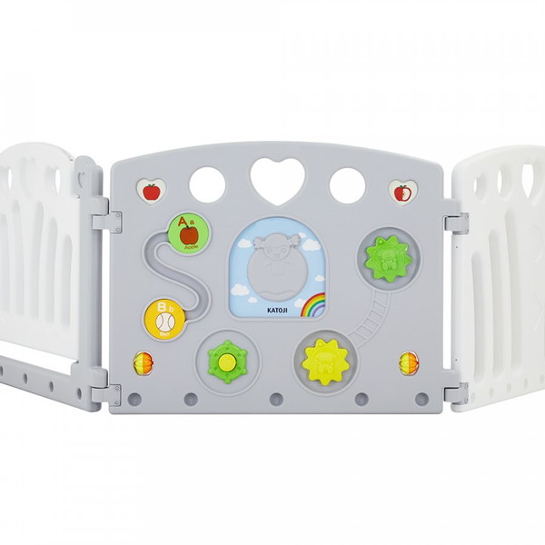 楽天市場】カトージ ベビーサークル 2ドア コロコロランドII ホワイト