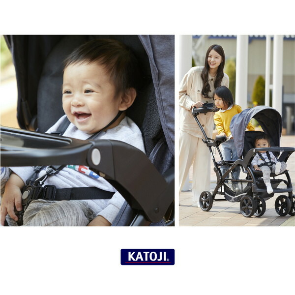 楽天市場】【楽天1位】 二人乗りベビーカー カトージ 二人でゴーDX