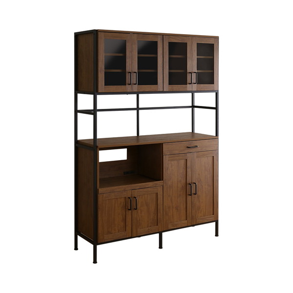 楽天市場】ホームテイスト GCK-18120 ヴィンテージワイド食器棚 GREACK