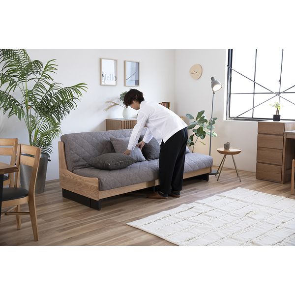 楽天市場】ごろ寝ソファ ソファベッド ドロシー Dorothy2 洗える 幅