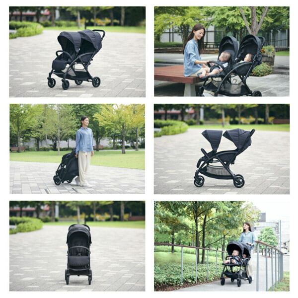 楽天市場】【スーパーSALE限定 20%OFF】 二人乗りベビーカー カトージ