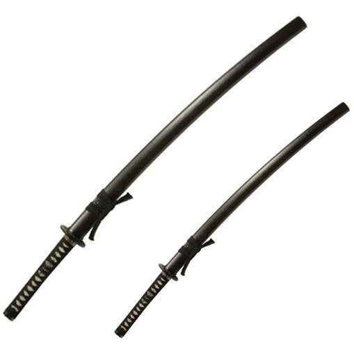 楽天市場】匠刀房 NEU-074 茶石目 大小セット 石目シリーズ [ 模造刀