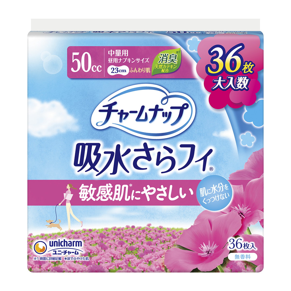 楽天市場】【送料込】 ユニ・チャーム チャームナップ 尿ケアナプキン