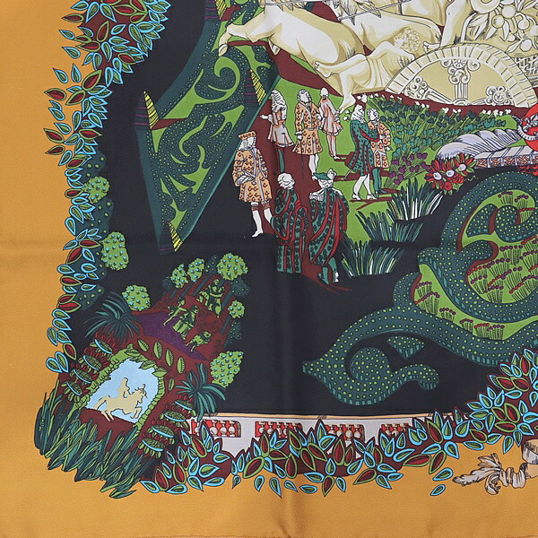 エルメス HERMES カレ90 LES PARADIS DU ROY 王の楽園 エルメス カレ90