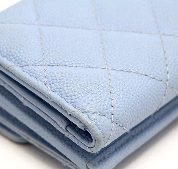 楽天市場】シャネル CHANEL マトラッセ 三つ折り コンパクト財布