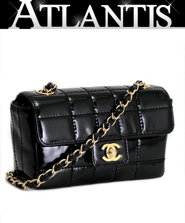 楽天市場】シャネル CHANEL チョコバー ミニチェーンショルダーバッグ