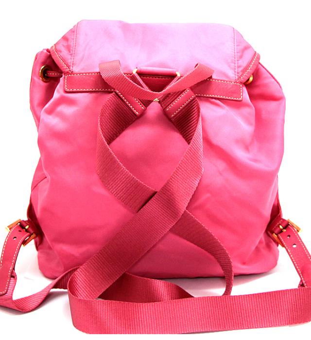 楽天市場】プラダ PRADA 三角ロゴ リュックサック バックパック ピンク