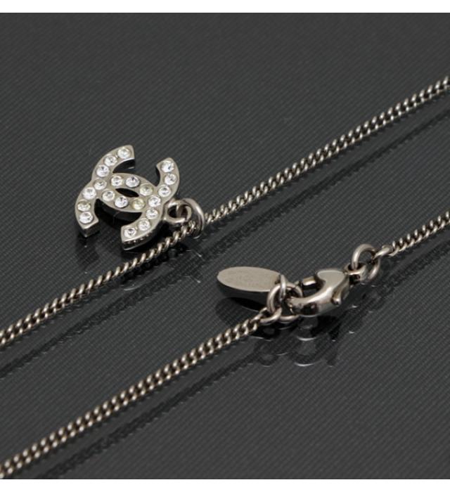 楽天市場】シャネル CHANEL キラキラ ココマーク ジルコ ネックレス